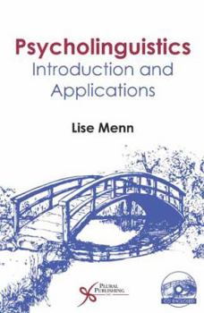 Paperback Psycholinguistics: Introduction and Applications Book