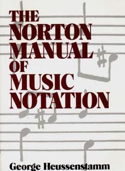 Paperback Norton Manual of Music Notation Book