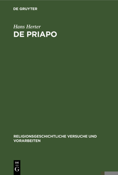 Hardcover de Priapo [Latin] Book