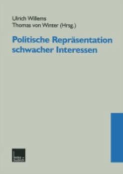 Paperback Politische Repräsentation Schwacher Interessen [German] Book