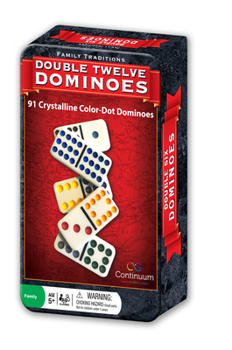 Toy Continuum Games Family Traditions Double 12 Dominoes Tin Book