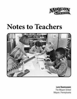Paperback Miquon Notes to Teachers Book