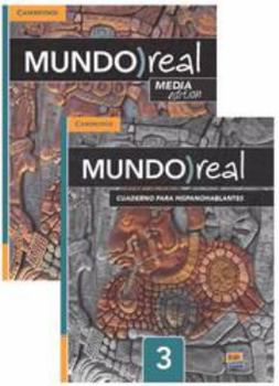 Paperback Mundo Real Media Edition Level 3 Student's Book Plus Eleteca Access and Heritage Learner's Workbook (1-Year Access) [With Access Code] [Spanish] Book