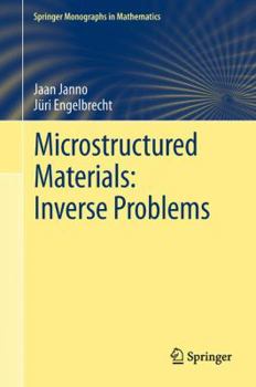 Hardcover Microstructured Materials: Inverse Problems Book