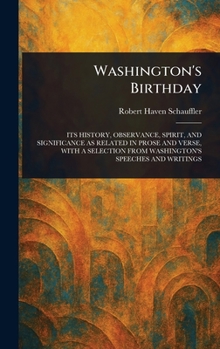 Hardcover Washington's Birthday Book