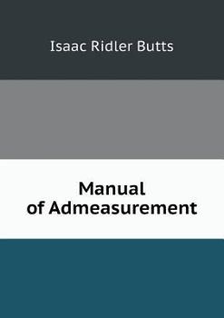 Paperback Manual of Admeasurement Book