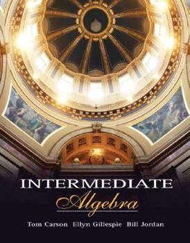 Hardcover Intermediate Algebra Book