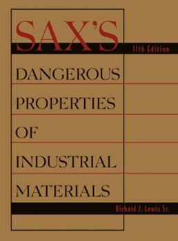 Hardcover Sax's Dangerous Properties of Industrial Materials, 3 Volume Set Book