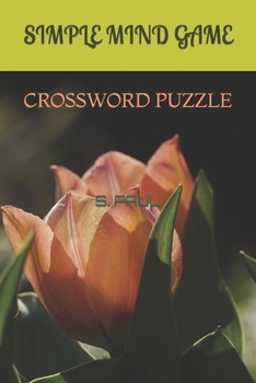 Paperback Simple Mind Game: Crossword Puzzle Book