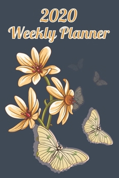Paperback 2020 Weekly Planner: Beautiful Floral Christian Organizing Journal For Self Help And Time Management Book