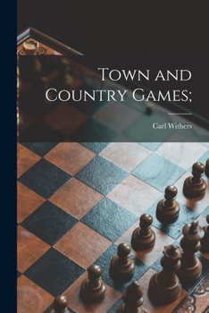 Paperback Town and Country Games; Book