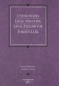 Paperback United States Legal Discourse: Legal English for Foreign LLMs Book