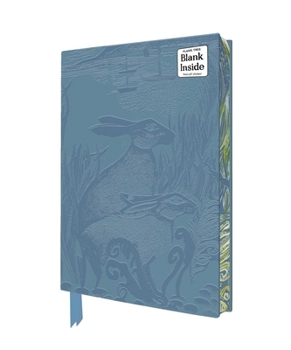 Misc. Angela Harding: Rathlin Hares Artisan Art Blank Notebook (Flame Tree Journals) Book