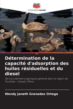 Paperback Détermination de la capacité d'adsorption des huiles résiduelles et du diesel [French] Book