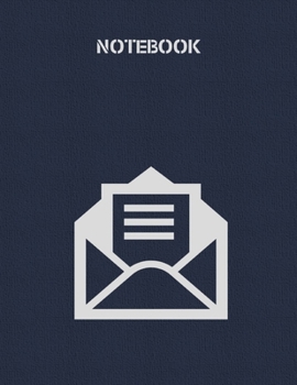 Notebook: Lined Notebook 100 Pages (8.5 x 11 inches), Used as a Journal, Diary, or Composition book - Mail