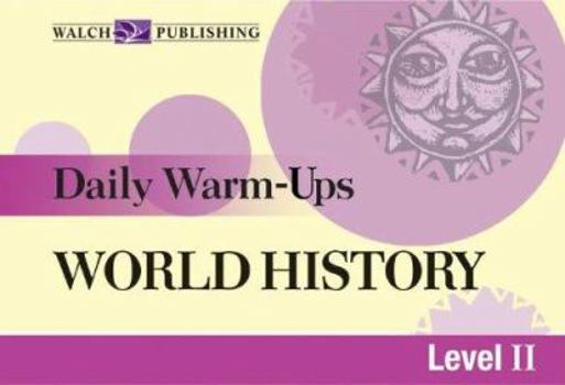Paperback Daily Warm-Ups for World History Book