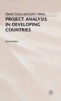 Hardcover Project Analysis in Developing Countries Book