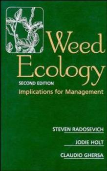 Hardcover Weed Ecology: Implications for Management Book