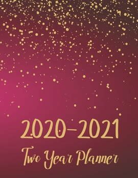 Paperback 2020-2021 two year planner: JAN 2020-DEC 2021 2 Year Daily Weekly Calendar 24 Month Appointment Notebook for To-Do List Academic Agenda Schedule O Book