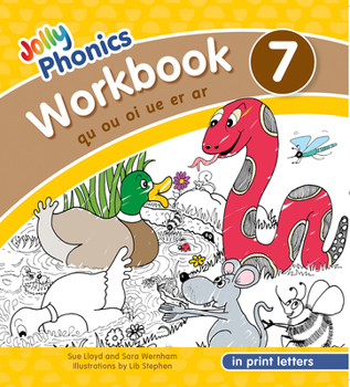 Jolly Phonics Workbook 7 in Print Letters: Jolly Phonics