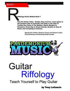 Paperback Guitar Riffology: Teach Yourself to Play Guitar Book