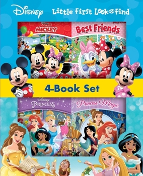 Misc. Disney: Little First Look and Find 4-Book Set Book