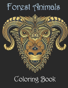 Paperback Forest Animals: Coloring Book