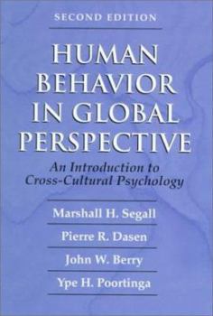 Paperback Human Behavior in Global Perspective: An Introduction to Cross Cultural Psychology Book