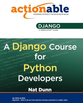 Paperback Actionable Django: A Django Course for Python Developers Book