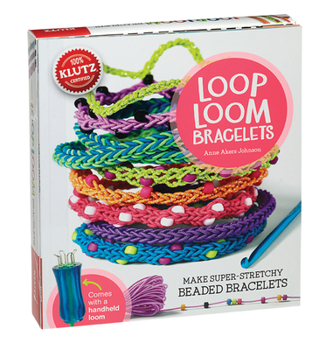 Toy Loop Loom Bracelets: Make Super-Stretchy Beaded Bracelets [With Instruction Book and 34 Yds of Cord, Loop Loom Tool, Crochet Hook and 350 Beads and 3 Book