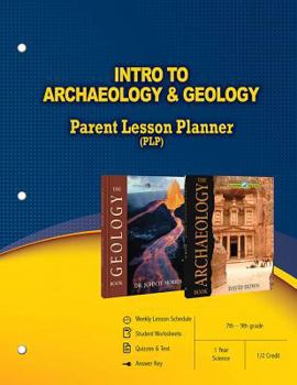 Paperback Intro to Archaeology & Geology Parent Lesson Planner Book