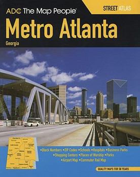 Spiral-bound Metro Atlanta Street Atlas: Georgia Book