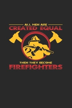 Firefighters: 6x9 Fire Department | lined | ruled paper | notebook | notes