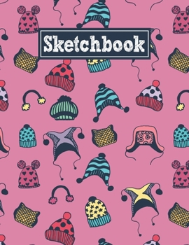 Sketchbook: 8.5 x 11 Notebook for Creative Drawing and Sketching Activities with Colored Hats Themed Cover Design