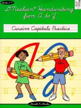 Paperback D'Nealian Handwriting from A to Z: Cursive Capitals Practice Book