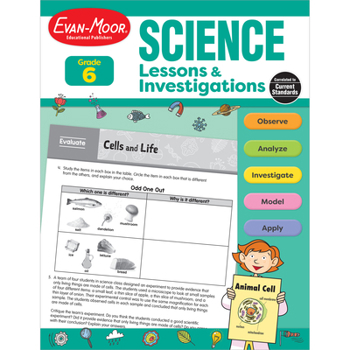 Paperback Science Lessons and Investigations, Grade 6 Book