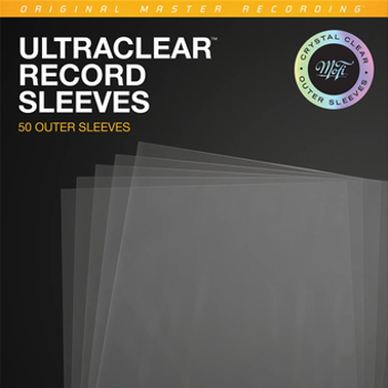 Vinyl 12 Inch Outer Sleeves Mobile Fidelity  4 Mil/Holds Book