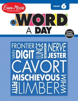 Paperback A Word a Day, Grade 6 Teacher Edition Book