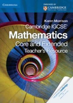 Paperback Cambridge IGCSE Mathematics Teacher's Resource CD-ROM Book