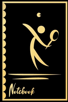 Notebook: Tennis Athlete or Coach Sports Notebook Wide Ruled Lined Journal 6x9 Inch ( Legal ruled ) Family Gift Idea Mom Dad or Kids in Holidays