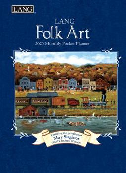 Calendar Lang Folk Art: 2020 Monthly Pocket Planner Book