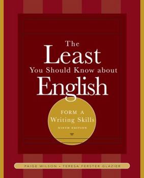 Paperback The Least You Should Know about English: Writing Skills, Form A Book