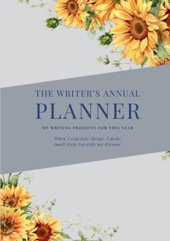 Paperback The Writer's Annual Planner Book