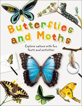 Hardcover Butterflies and Moths: Explore Nature with Fun Facts and Activities Book