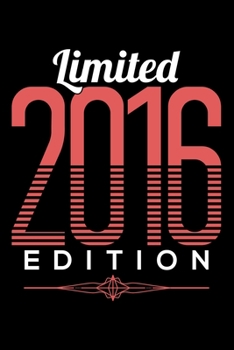 LIMITED 2016 EDITION: Dot Grid Journal, Diary, Notebook, 6x9 inches with 120 Pages.