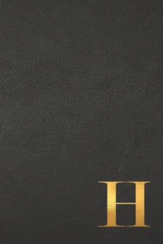 Paperback H: Executive Monogram Initial To Do List Notebook - Daily Checklist Planner Book