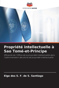 Paperback Propriété intellectuelle à Sao Tomé-et-Principe [French] Book