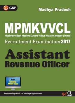 Paperback MP. Assistant Revenue Officer Recruitment Examination 2017 Book
