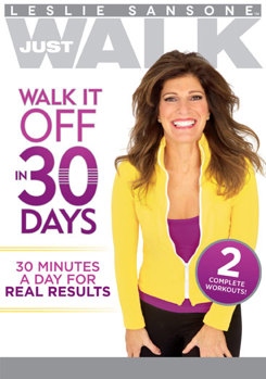 DVD Leslie Sansone: Walk it Off in 30 Days Book