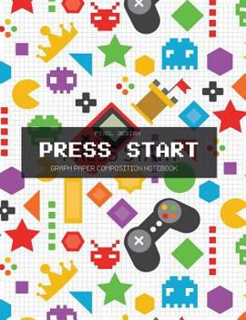 Graph Paper Composition Notebook: 1/7 Inch Squares Blank Graphing Paper Book Design Pixel Art Drawing Sketchbook Pictures Game College Students ... Inches (Pixel Drawing Graph Paper) (Volume 2)